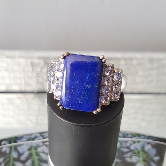 Leona • Lapis Lazuli & Tanzanite Ring